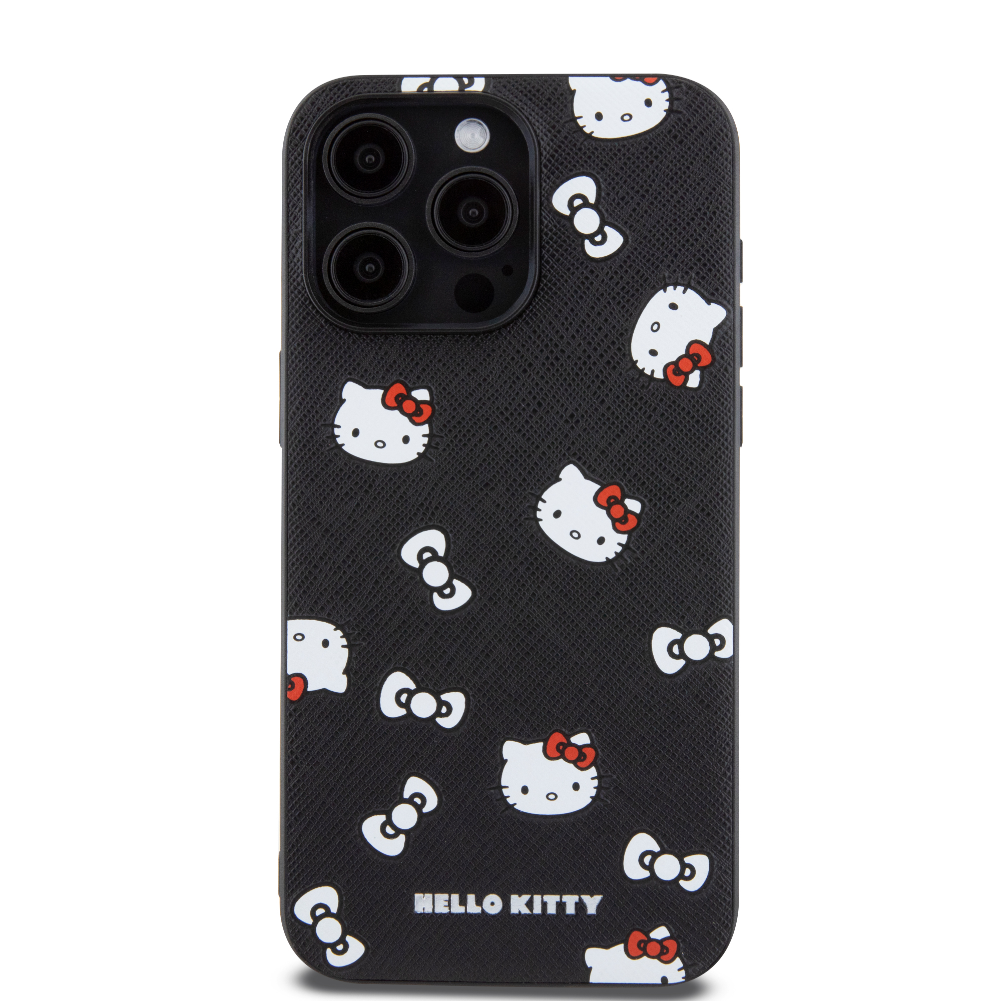 Foto 4 pulgar | Funda Hello Kitty Con Correa Para Iphone 15 Pro Max - Negro