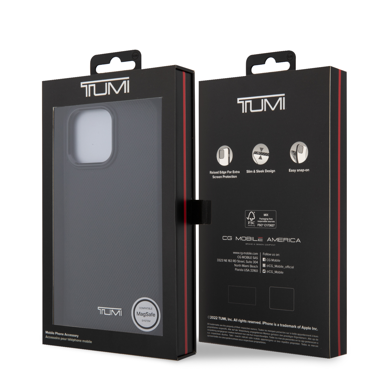 Foto 9 pulgar | Funda Tumi Con Magsafe Cuero Para Iphone 14 Pro Max - Negro