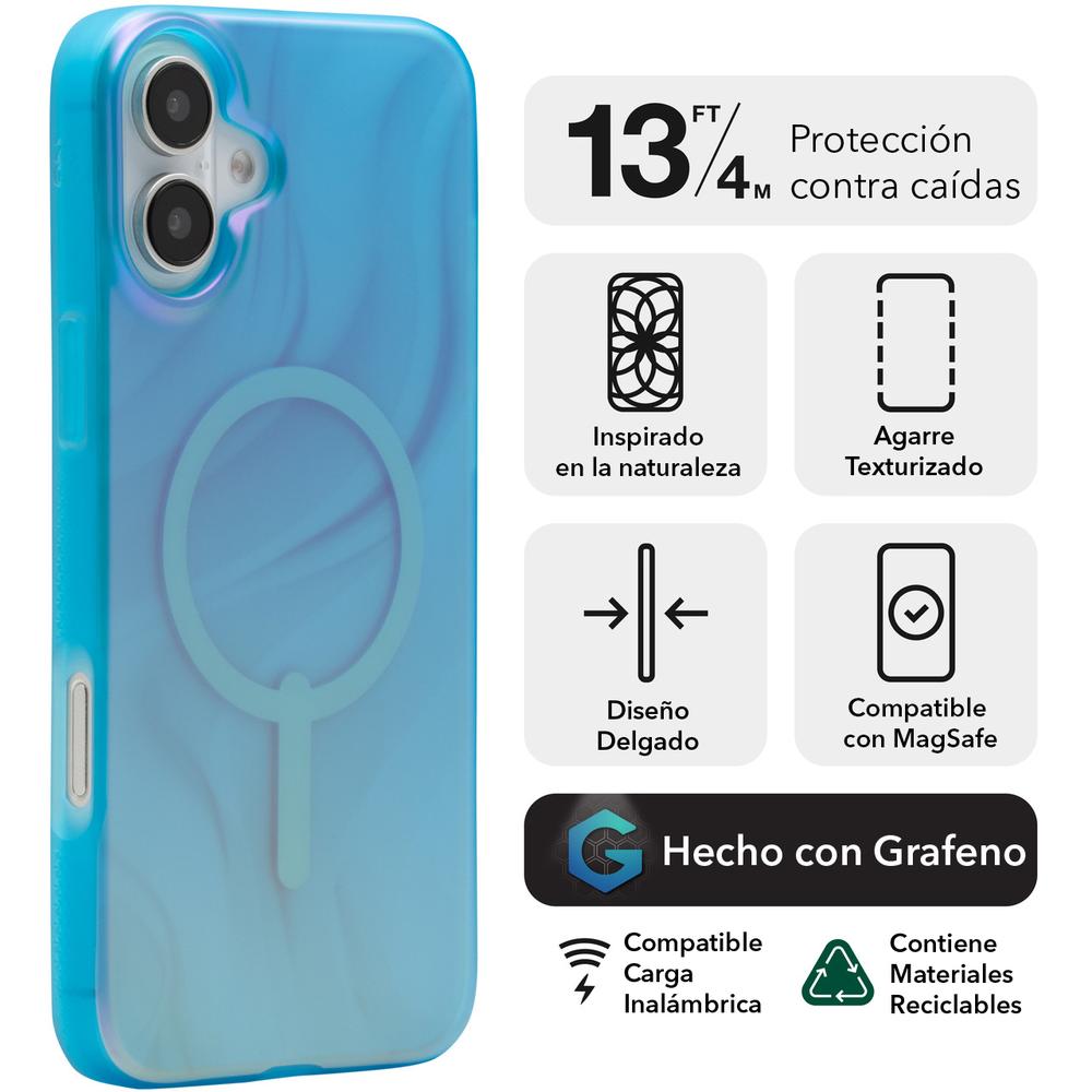 Foto 4 pulgar | Funda Zagg Milan Snap Con Magsafe Para Iphone 16