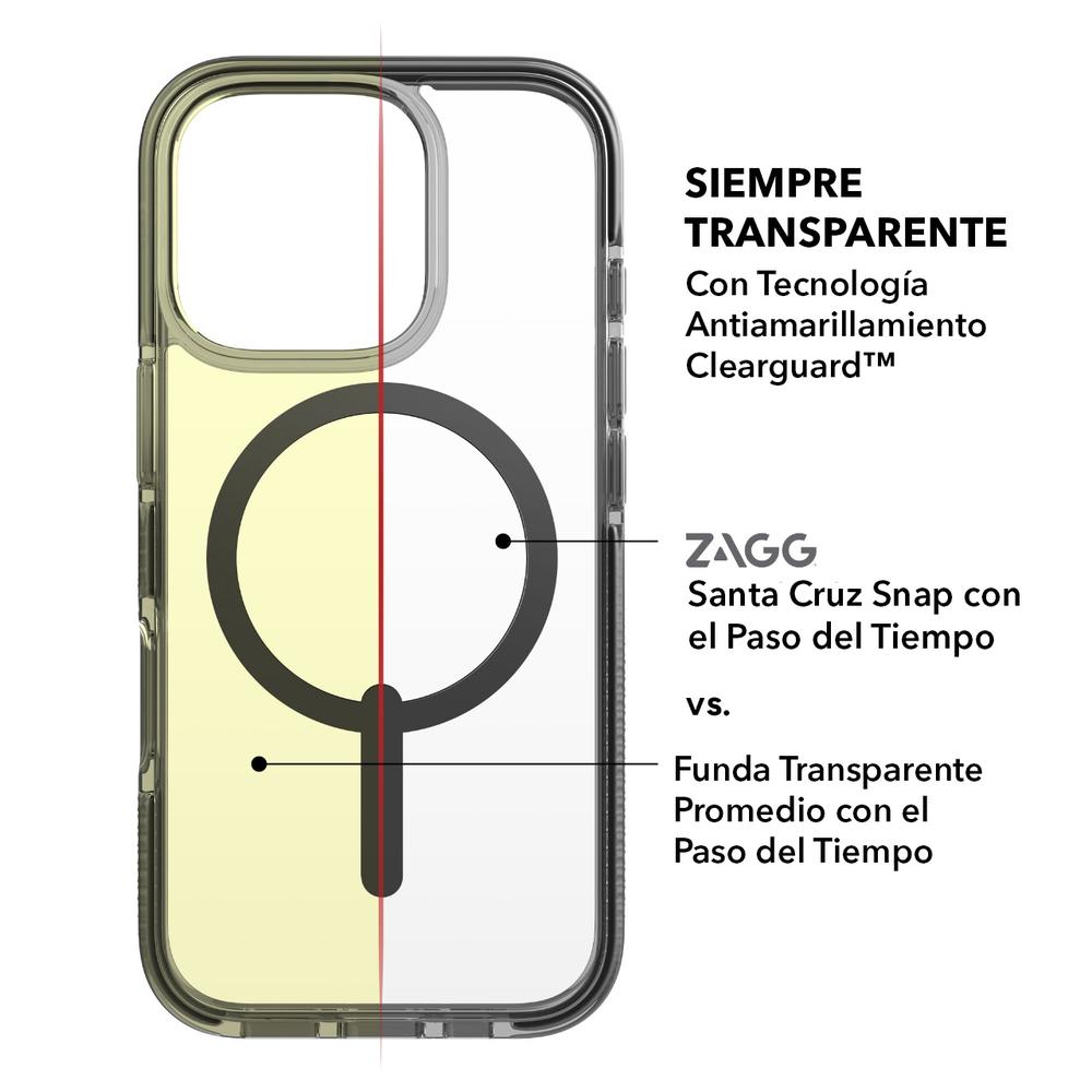 Foto 3 | Funda Zagg Santa Cruz Snap Con Magsafe Para Iphone 16 Pro