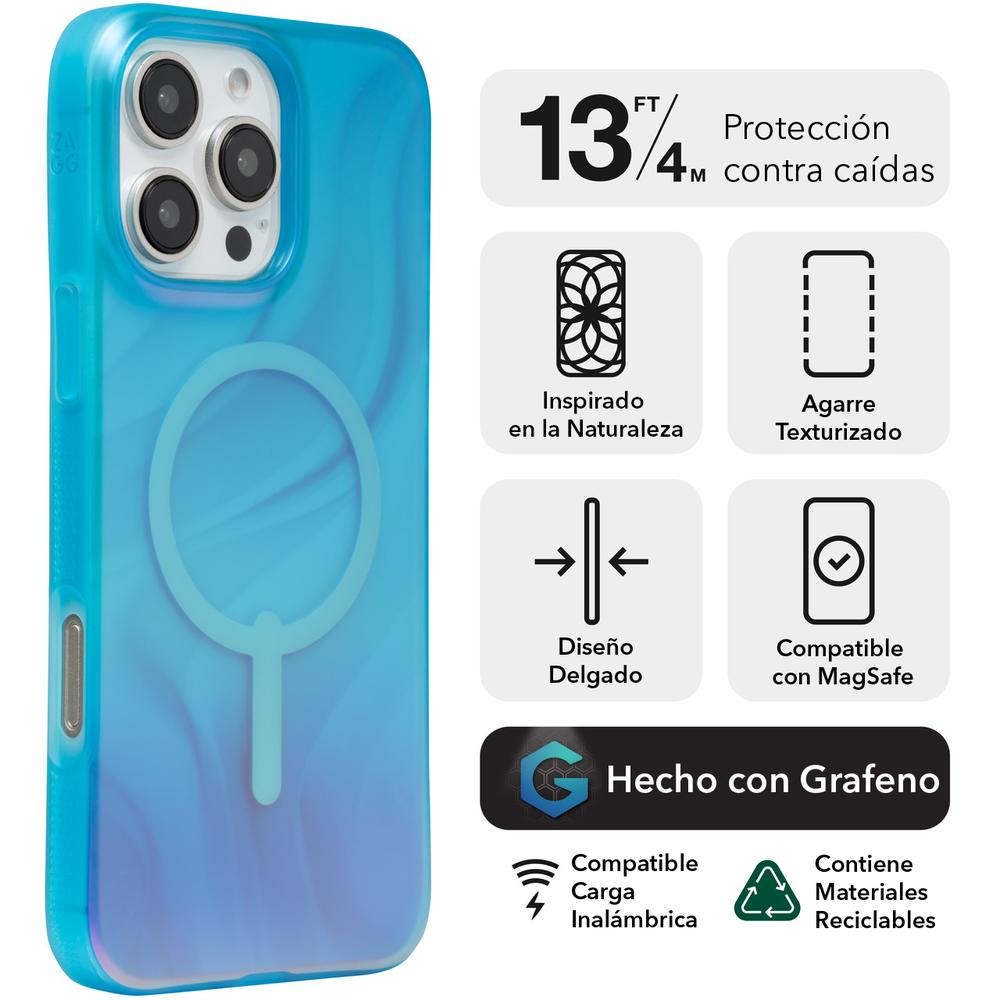 Foto 5 pulgar | Funda Zagg Milan Snap Con Magsafe Para Phone 16 Pro