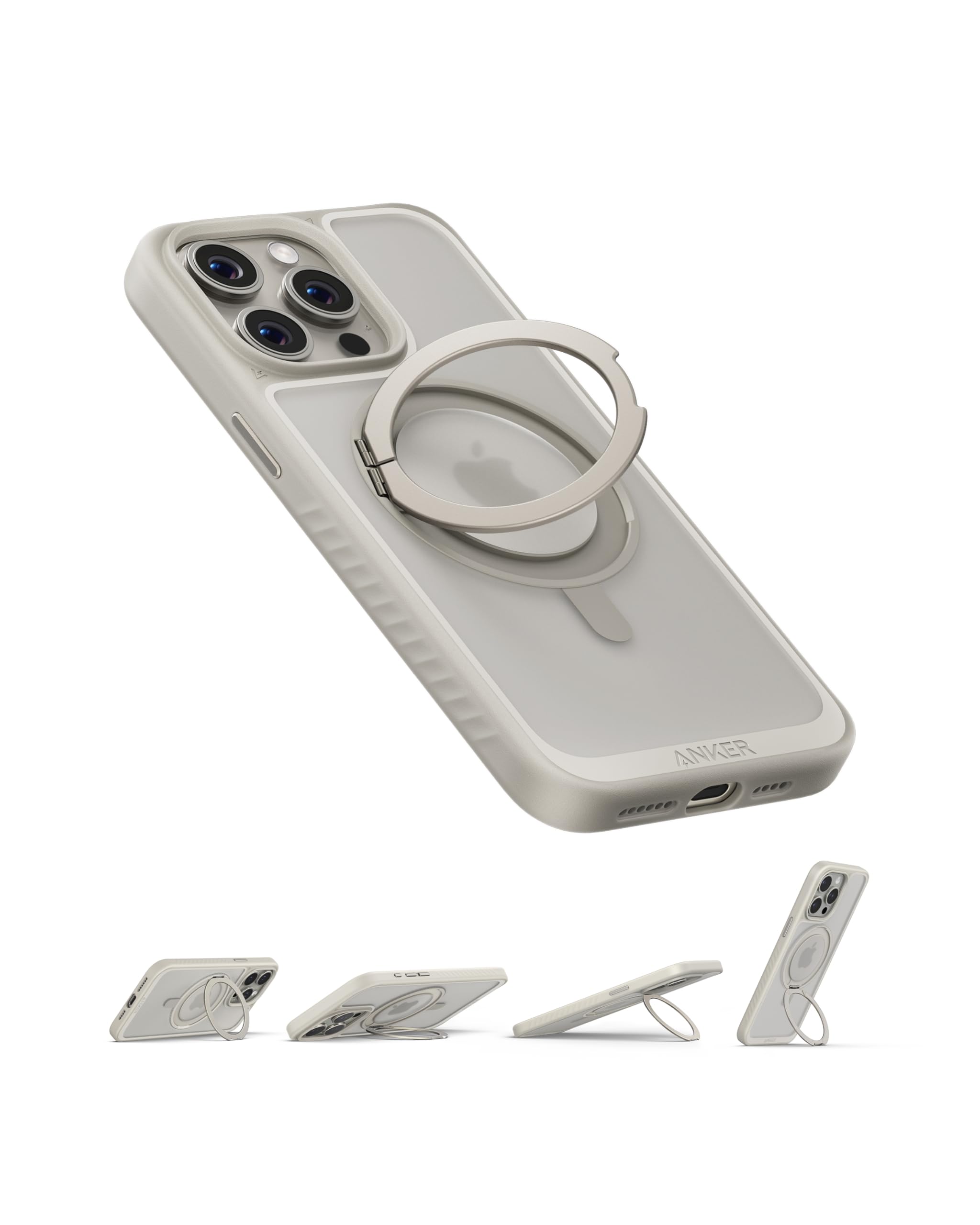 Foto 1 | Funda Para Teléfono Anker Ultra Magnetic Con Soporte Anular De 360° Para Iphone 15 Pro - Venta Internacional.