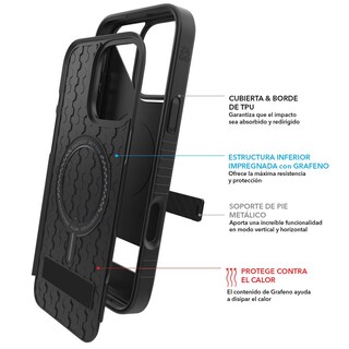 Foto 4 | Funda Zagg Denali Con Soporte Y Magsafe Para Iphone 16 Pro