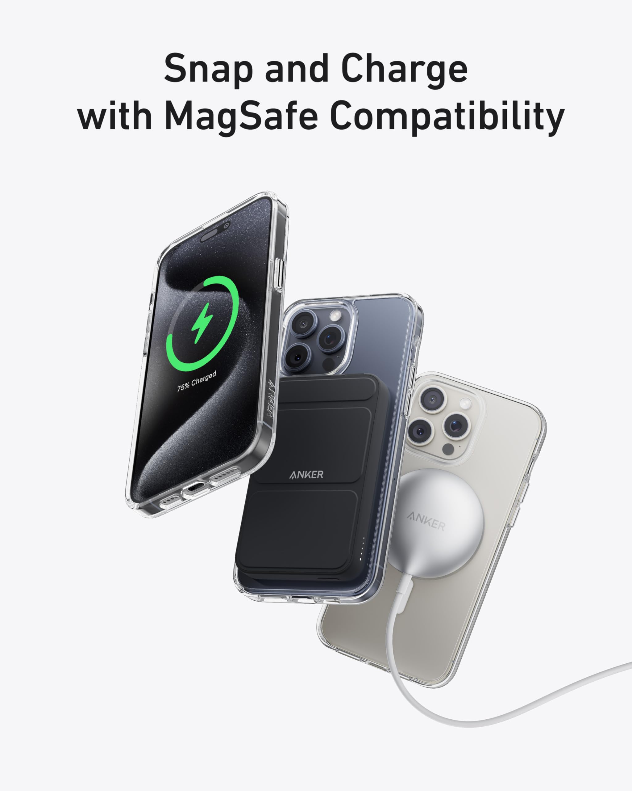 Foto 5 pulgar | Funda De Teléfono Anker Para Iphone 15 Plus Con Magsafe Yellow Resistant - Venta Internacional.