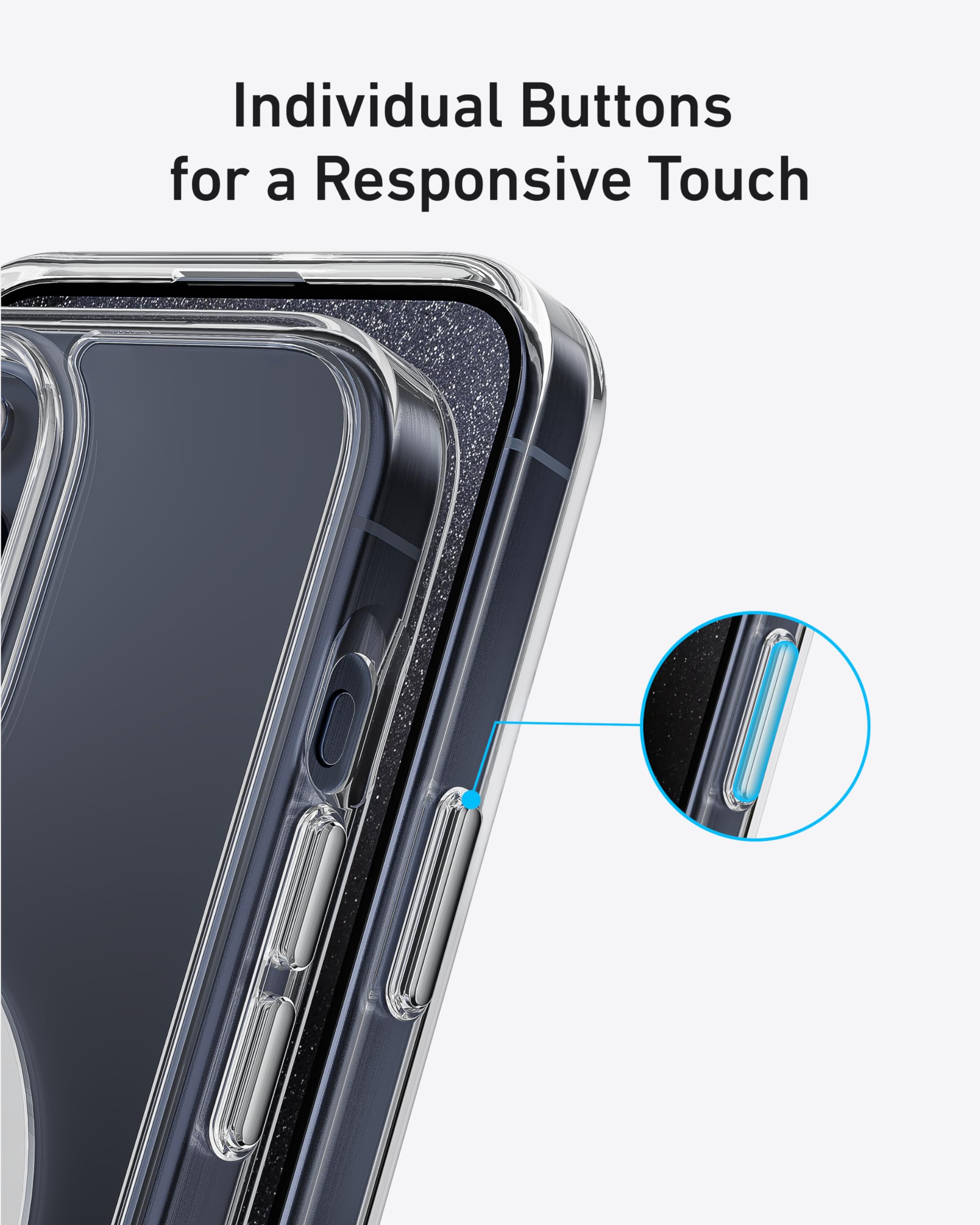 Foto 7 pulgar | Funda De Teléfono Anker Para Iphone 15 Plus Con Magsafe Yellow Resistant - Venta Internacional.