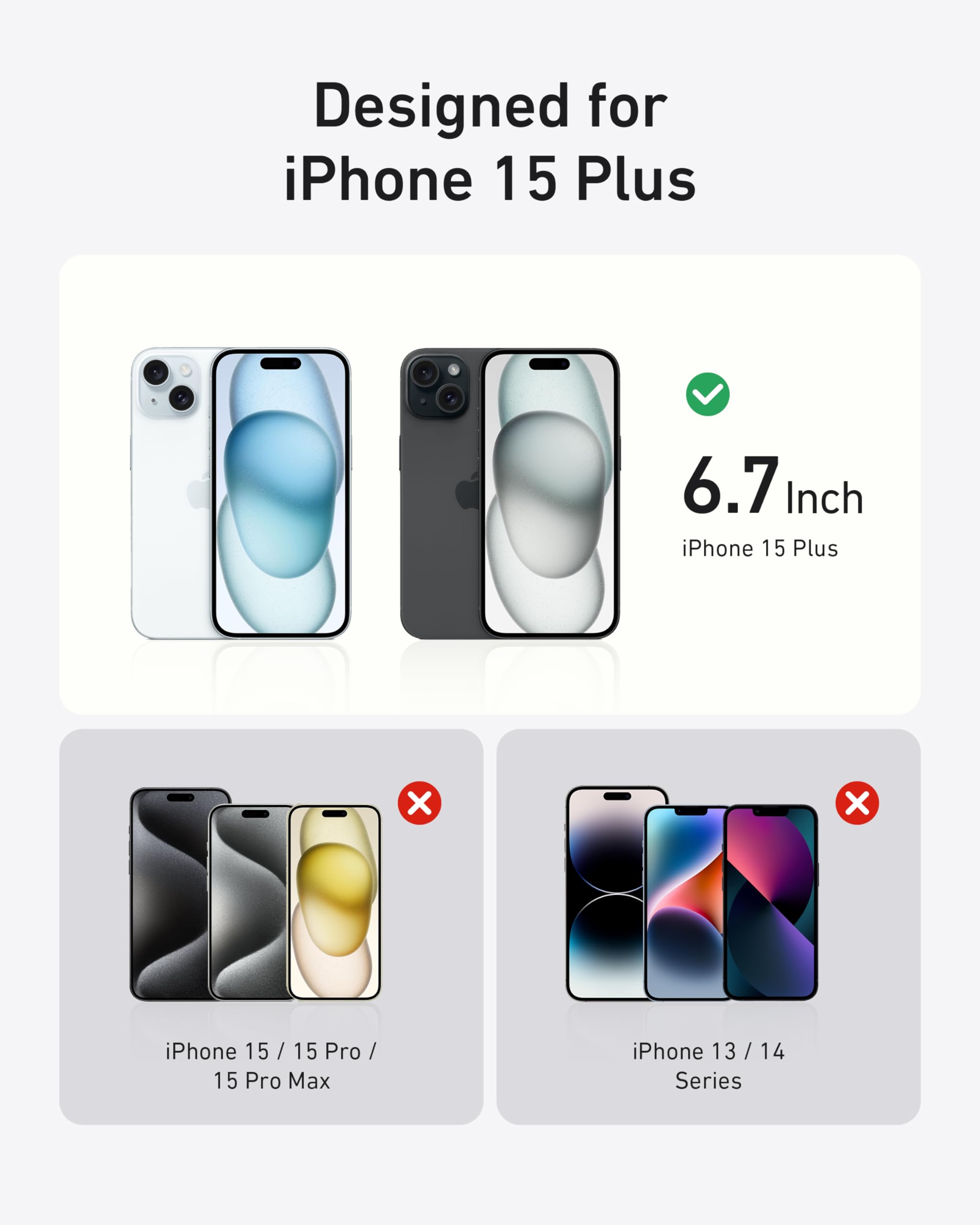 Foto 8 pulgar | Funda De Teléfono Anker Para Iphone 15 Plus Con Magsafe Yellow Resistant - Venta Internacional.