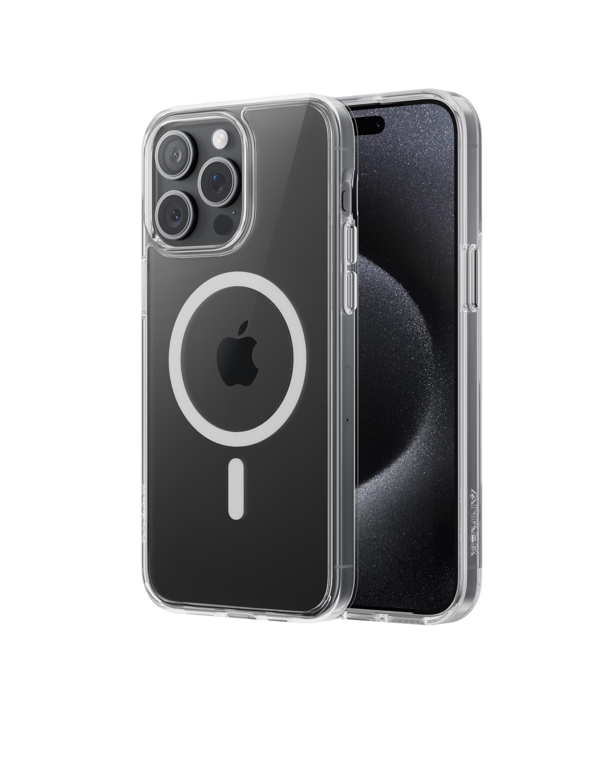 Foto 2 pulgar | Funda De Teléfono Anker Para Iphone 15 Pro Max Con Magsafe Clear - Venta Internacional.