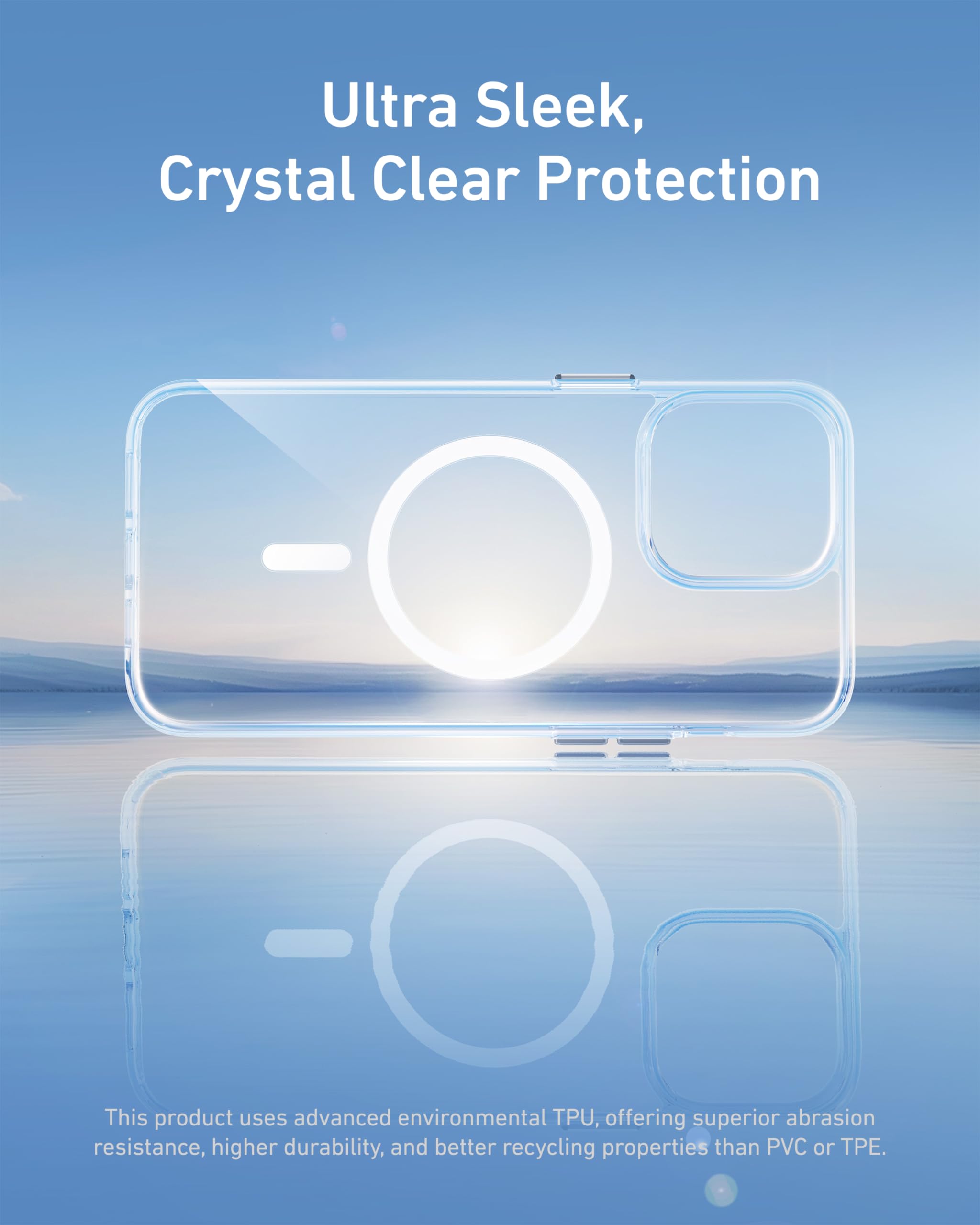 Foto 6 pulgar | Funda De Teléfono Anker Para Iphone 15 Pro Max Con Magsafe Clear - Venta Internacional.