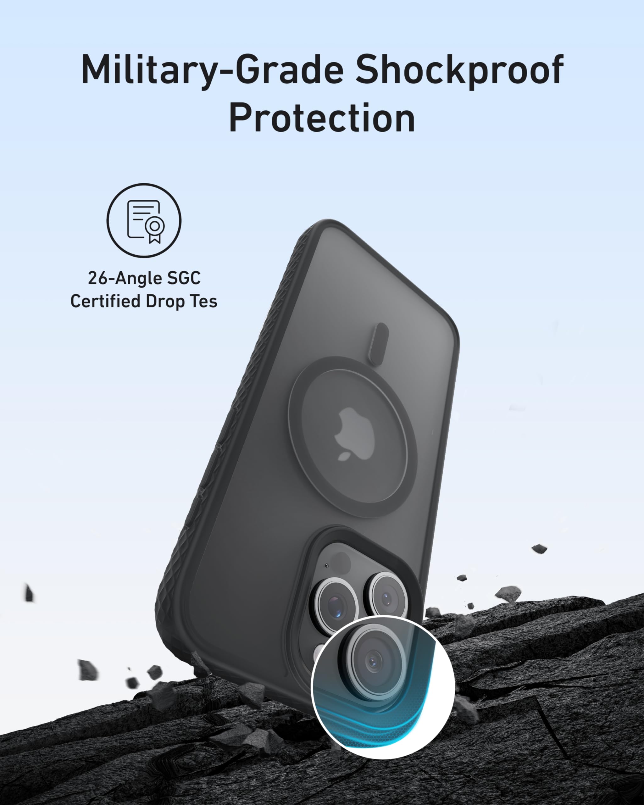 Foto 3 | Funda De Teléfono Anker Maggo Maggo Magnetic Mate Para Iphone 15 Pro - Venta Internacional.