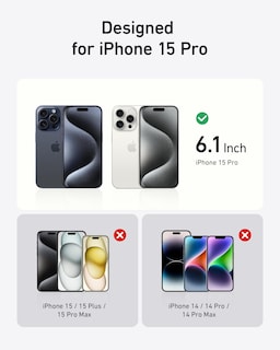 Foto 7 | Funda De Teléfono Anker Maggo Maggo Magnetic Mate Para Iphone 15 Pro - Venta Internacional.