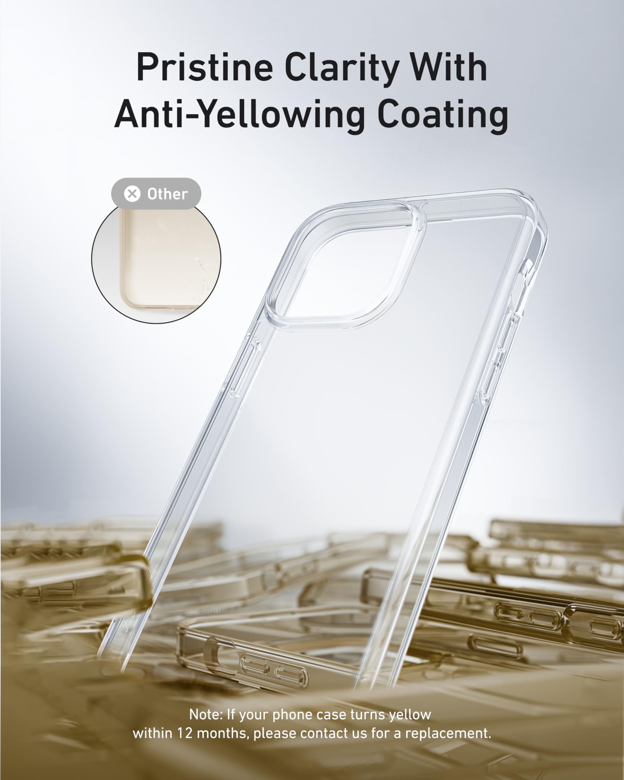 Foto 2 | Funda Anker Para Iphone 15 Plus, De Grado Militar, Resistente Al Amarilleo - Venta Internacional.