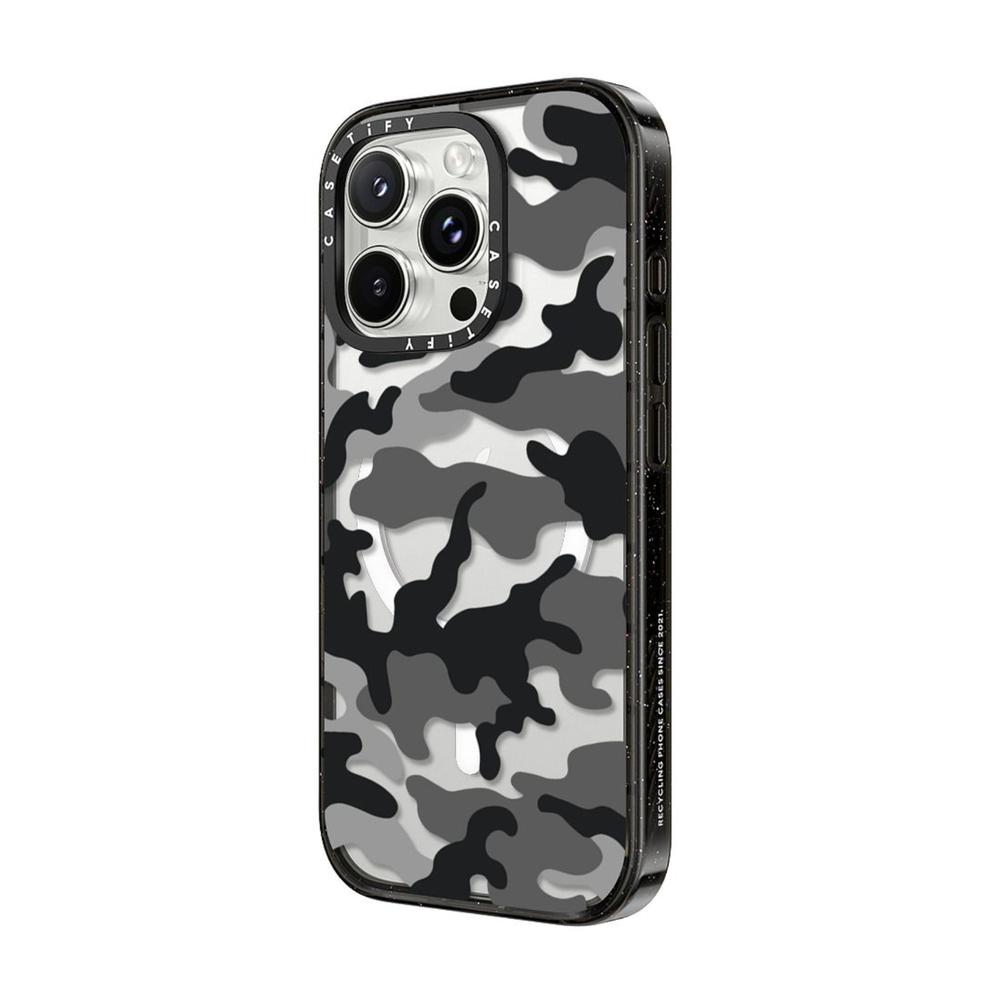Foto 3 pulgar | Funda Casetify Camo Over Black Para Iphone 16 Pro Max