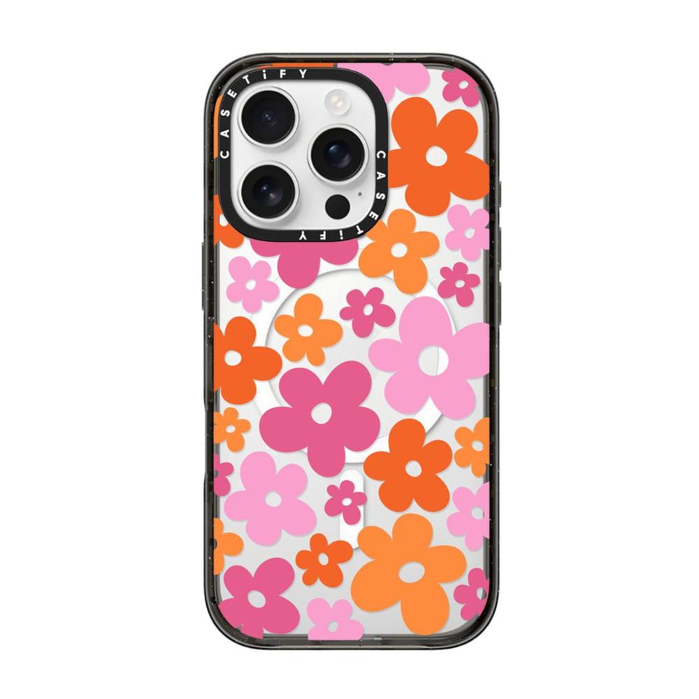 Foto 2 pulgar | Funda Casetify Abstract Florals Para Iphone 16 Pro