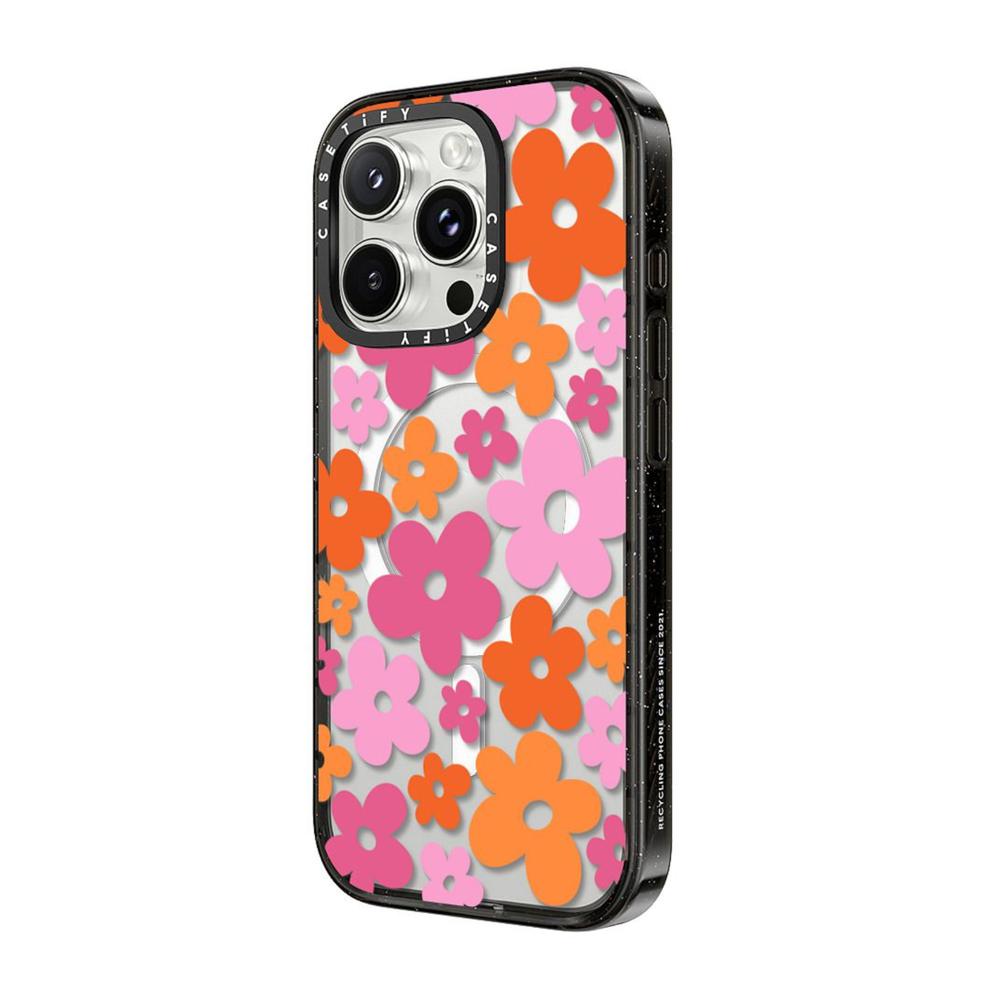 Foto 3 pulgar | Funda Casetify Abstract Florals Para Iphone 16 Pro