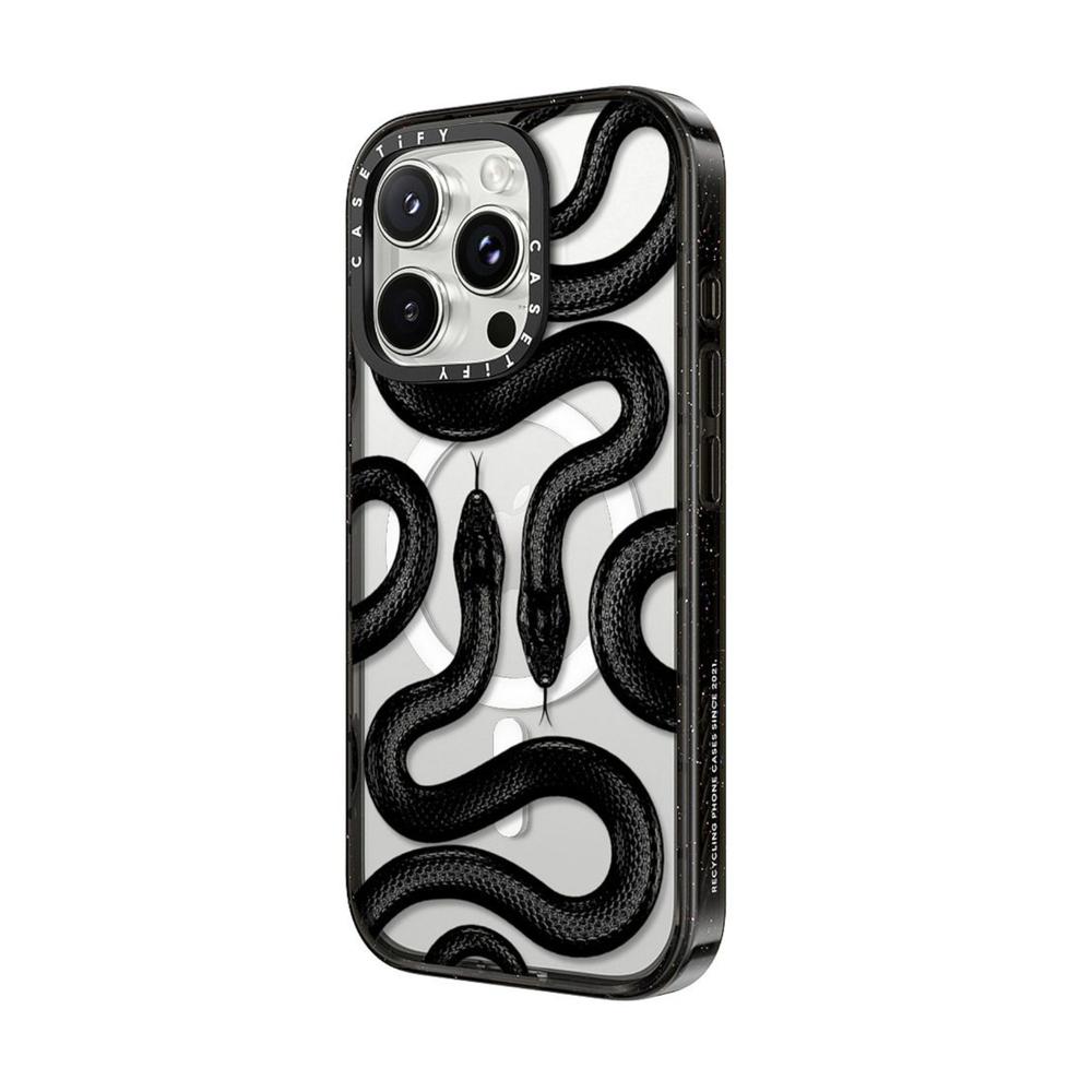 Foto 3 pulgar | Funda Casetify King Snake Para Iphone 16 Pro