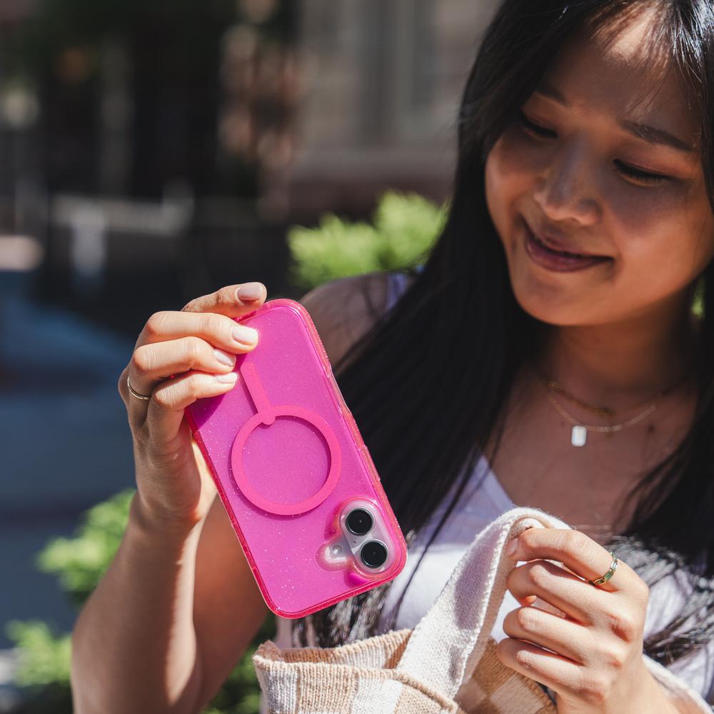 Foto 7 | Funda Zagg Milan Snap Glitter Para Iphone 16 Plus