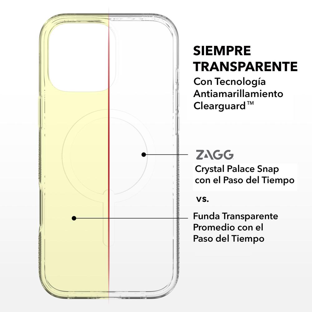 Foto 5 pulgar | Funda Zagg Crystal Palace Para Iphone 16 Pro Max