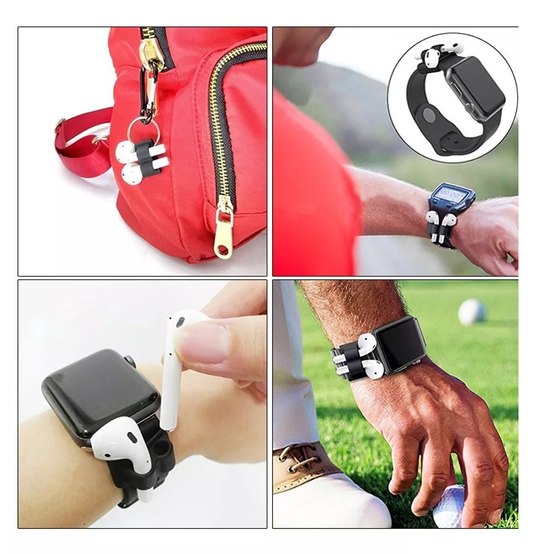 Foto 3 pulgar | Kit De Accesorios 8 En 1 Para Airpods1/2  Pro2 Fundas, Case Azul