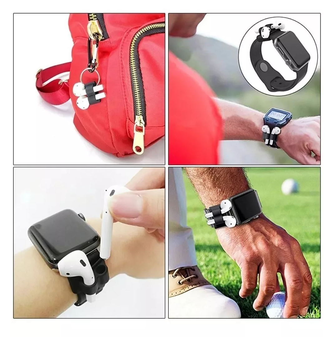 Foto 4 pulgar | Kit De Accesorios 8 En 1 Para Airpods Pro2 Fundas, Case Negro