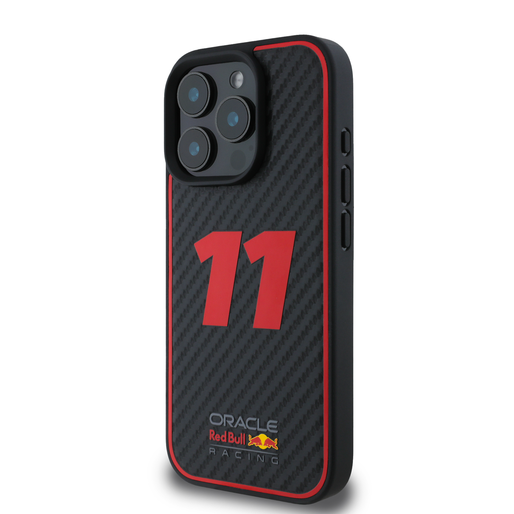 Foto 3 pulgar | Funda Red Bull Fibra Carbono Para Iphone 16 Pro Max - Negro