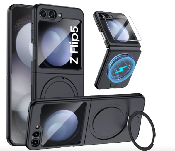 Funda Wünd  Para Samsung Galaxy Z Flip 5 Soporte Magnético 2023