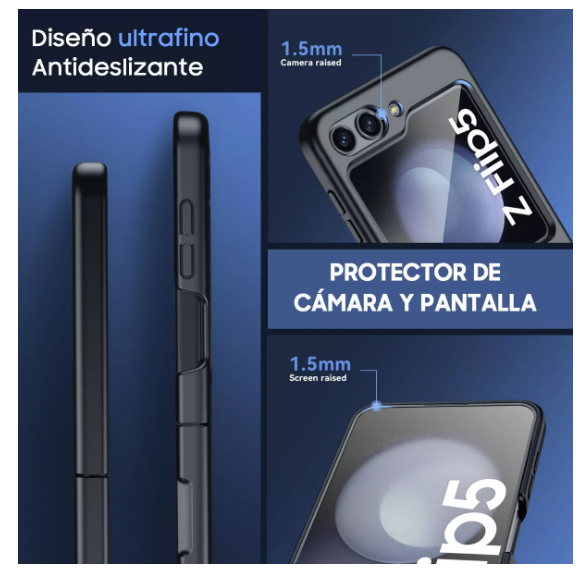 Foto 3 pulgar | Funda Wünd  Para Samsung Galaxy Z Flip 5 Soporte Magnético 2023