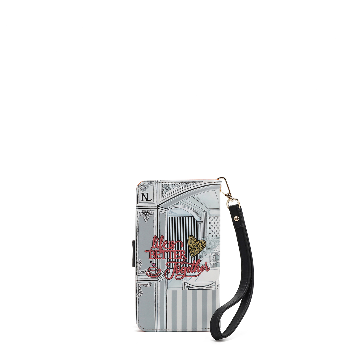 Foto 3 pulgar | Funda Porta Celular Y Tarjetero Nicole Lee Ladies Night