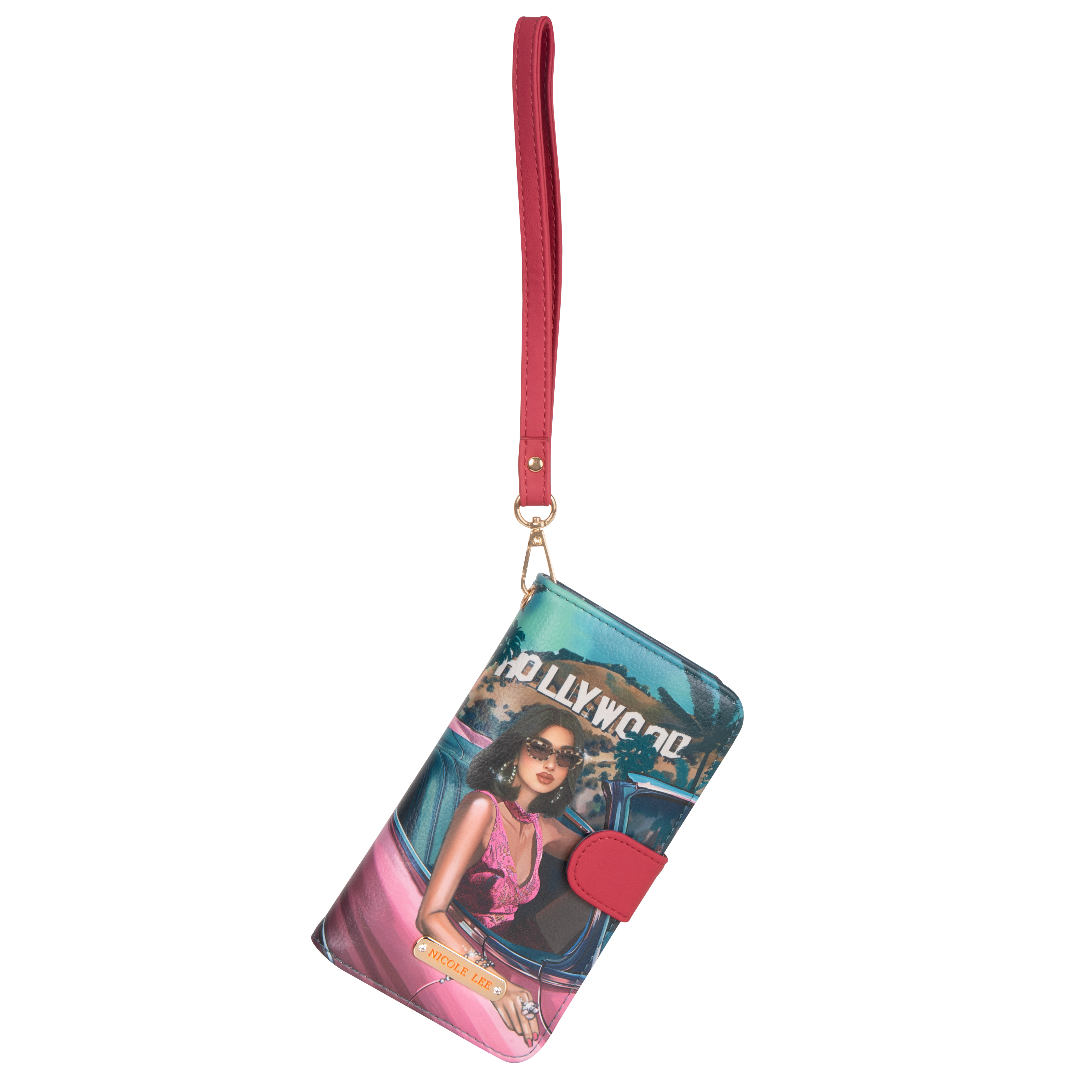 Foto 5 | Funda Porta Celular Y Tarjetero Nicole Lee Hollywood Dr