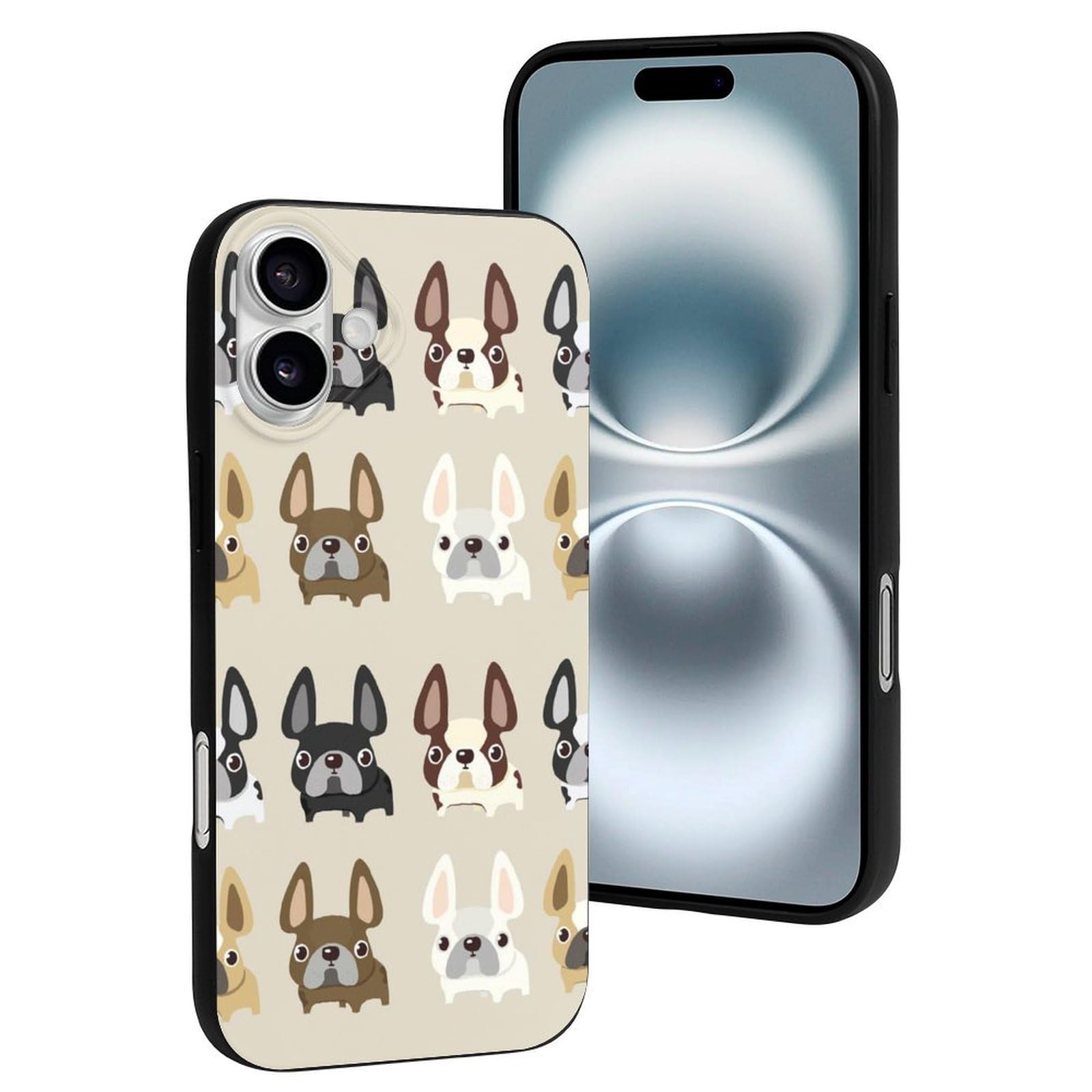 Foto 6 pulgar | Funda Para Teléfono French Bulldog Compatible Con Iphone 16 Plus - Venta Internacional.