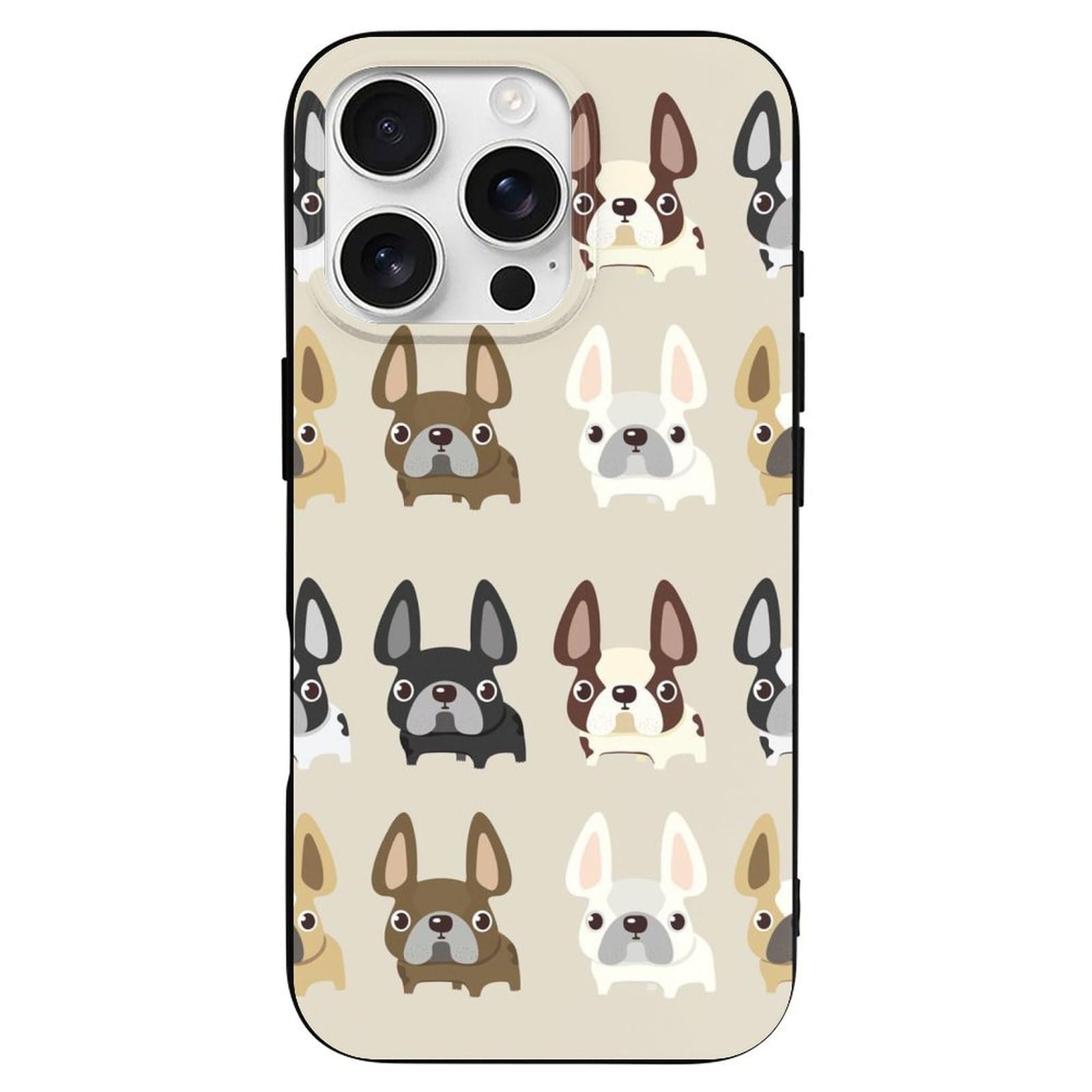 Foto 2 pulgar | Funda Para Teléfono Móvil French Bulldog Slim Compatible Con Iphone 16 Pro - Venta Internacional.