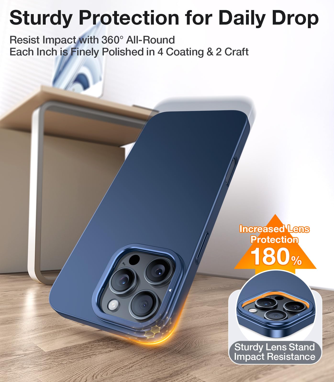 Foto 7 pulgar | Funda De Teléfono Torras Magnetic Slim Fit Con Soporte Para Iphone 16 Pro Max - Venta Internacional.