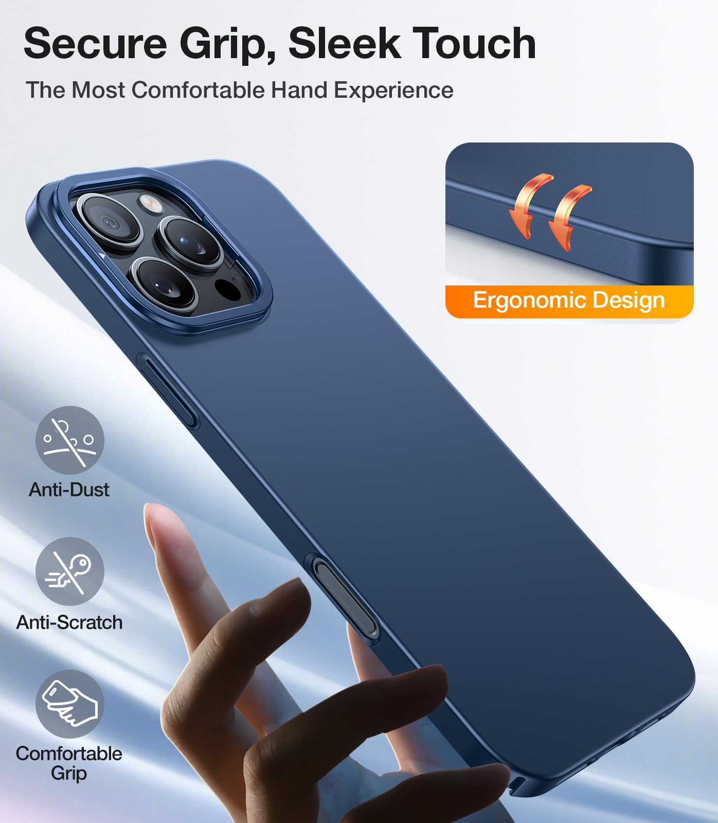 Foto 8 pulgar | Funda De Teléfono Torras Magnetic Slim Fit Con Soporte Para Iphone 16 Pro Max - Venta Internacional.