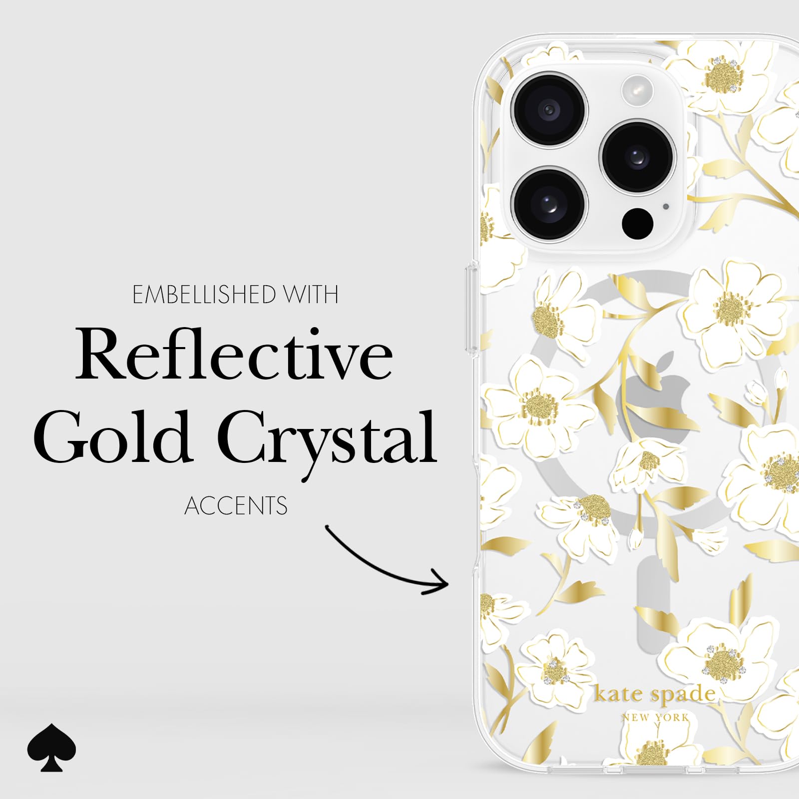 Foto 6 pulgar | Funda De Teléfono Kate Spade New York Para Iphone 16 Pro Sunshine Floral - Venta Internacional.