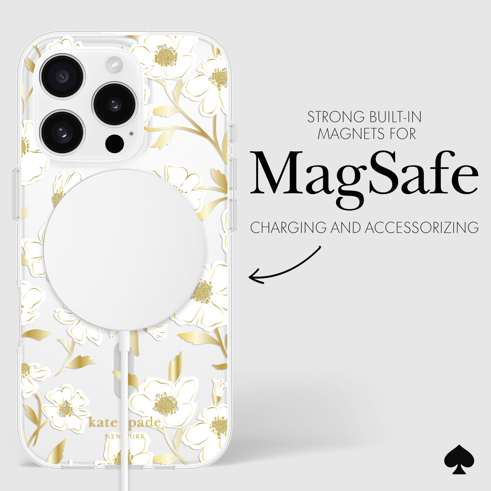 Foto 7 pulgar | Funda De Teléfono Kate Spade New York Para Iphone 16 Pro Sunshine Floral - Venta Internacional.