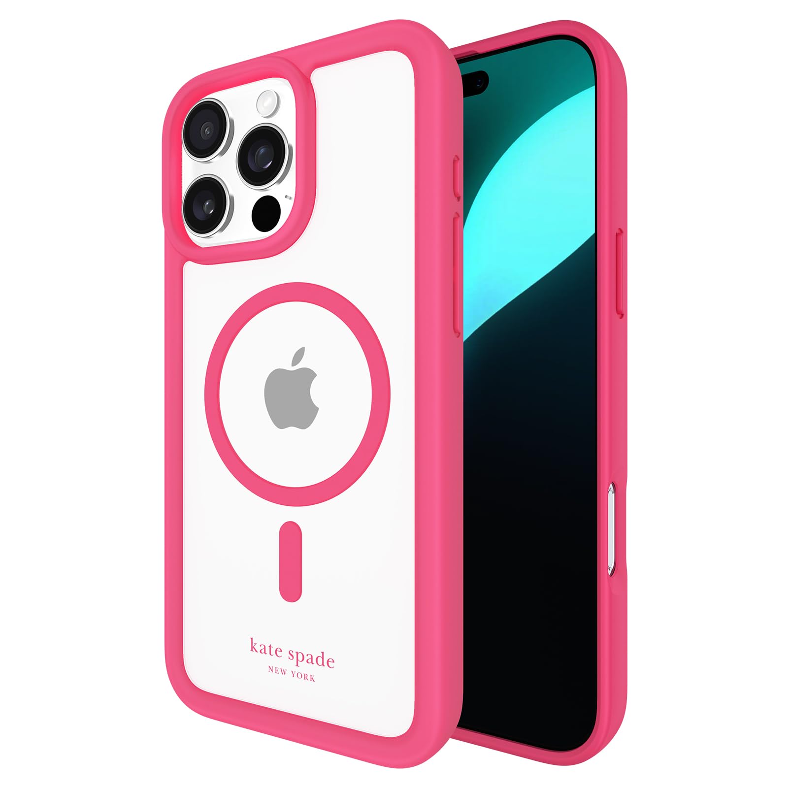 Foto 1 | Funda De Teléfono Kate Spade New York Para Iphone 16 Pro Max Pom Pom Pink - Venta Internacional.