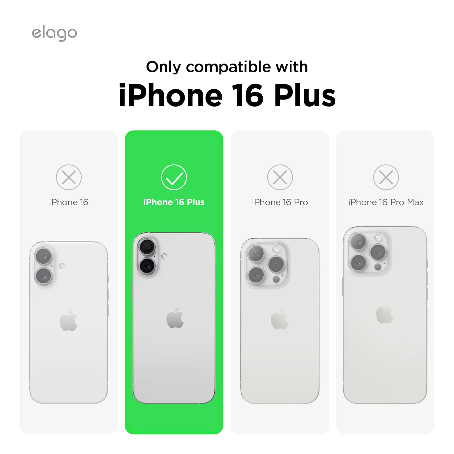 Foto 3 pulgar | Funda Elago De Silicona Magnética Para Iphone 16 Plus De 6.7 Pulgadas, Color Piedra - Venta Internacional.