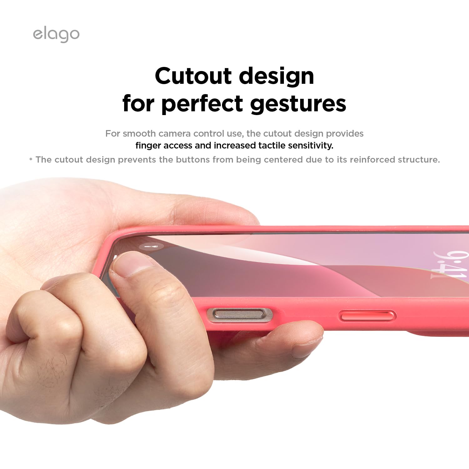 Foto 8 pulgar | Funda Elago De Silicona Magnética Para Iphone 16 Pro De 6,3 Pulgadas, Color Rosa - Venta Internacional.