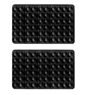 Foto 1 | Funda Ventosa De Silicona Soporte Telefono Para Celular 8 Pzs Negro