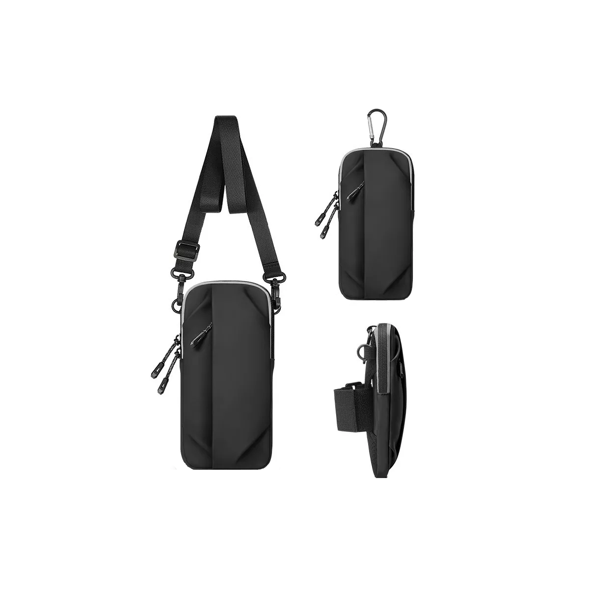 Foto 3 pulgar | Bolsa Brazo Deportiva De Celular Eo Safe Imports Esi-15710 Negro