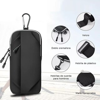Foto 3 | Bolsa Brazo Deportiva De Celular Eo Safe Imports Esi-15710 Negro