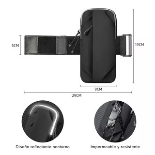 Foto 4 | Bolsa Brazo Deportiva De Celular Eo Safe Imports Esi-15710 Negro