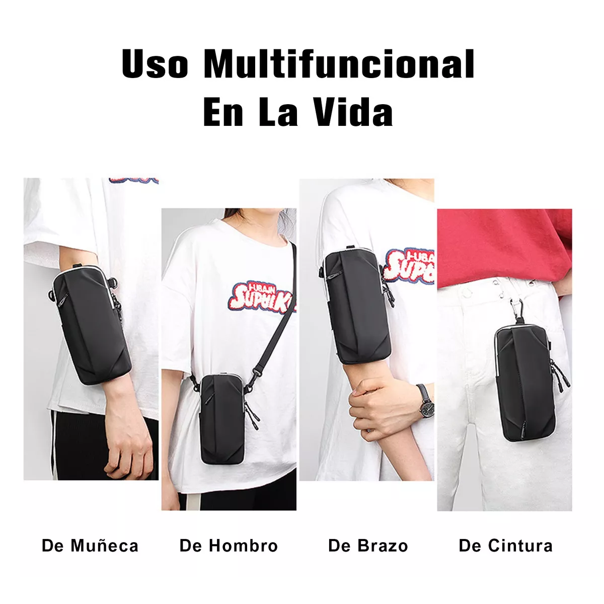 Foto 6 pulgar | Bolsa Brazo Deportiva De Celular Eo Safe Imports Esi-15710 Negro