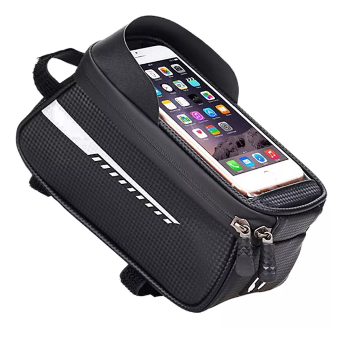 Foto 2 pulgar | Bolsa De Bicicleta Impermeable Para Porta Celular Bicicleta Eo Safe Imports Esi-15704 Negro