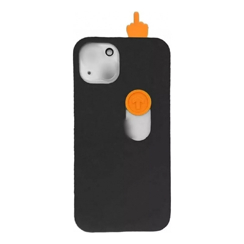 Foto 1 | Funda Deslizante Para Teléfono Con Dedo Medio Impreso En 3d - Venta Internacional.
