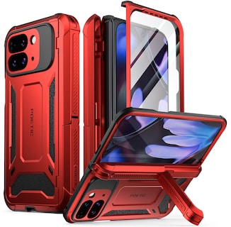 Foto 1 | Funda Poetic Spartan Para Google Pixel 9 Pro Fold 5g, Color Rojo Metalizado - Venta Internacional.