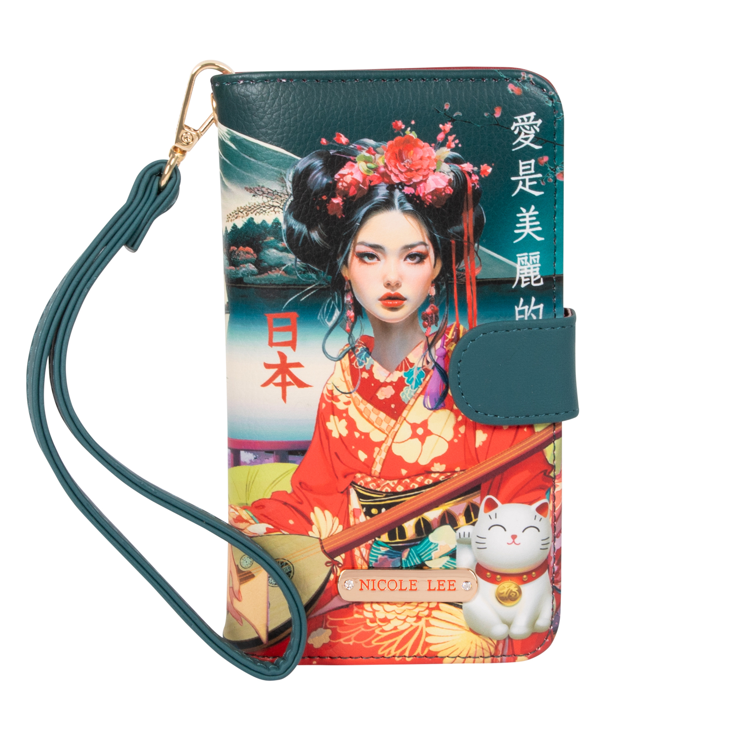 Foto 1 | Funda Porta Celular y Tarjetero Nicole Lee Akiko