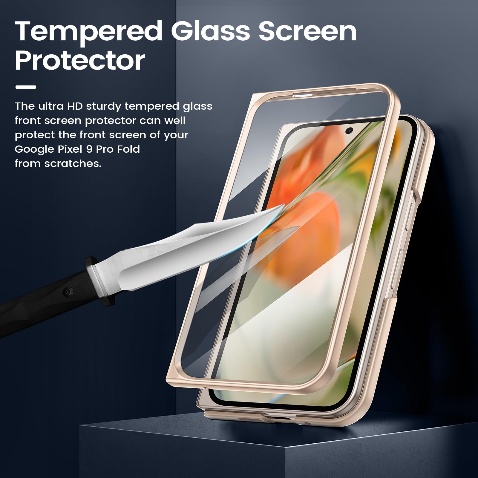 Foto 6 pulgar | Funda De Teléfono Vego Hard Pc Con Vidrio Templado Para Google Pixel 9 Pro Fold - Venta Internacional.