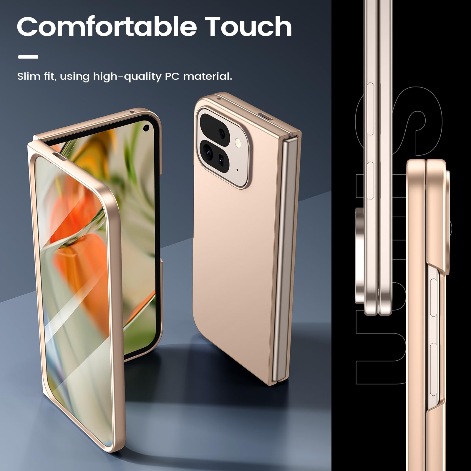 Foto 8 pulgar | Funda De Teléfono Vego Hard Pc Con Vidrio Templado Para Google Pixel 9 Pro Fold - Venta Internacional.