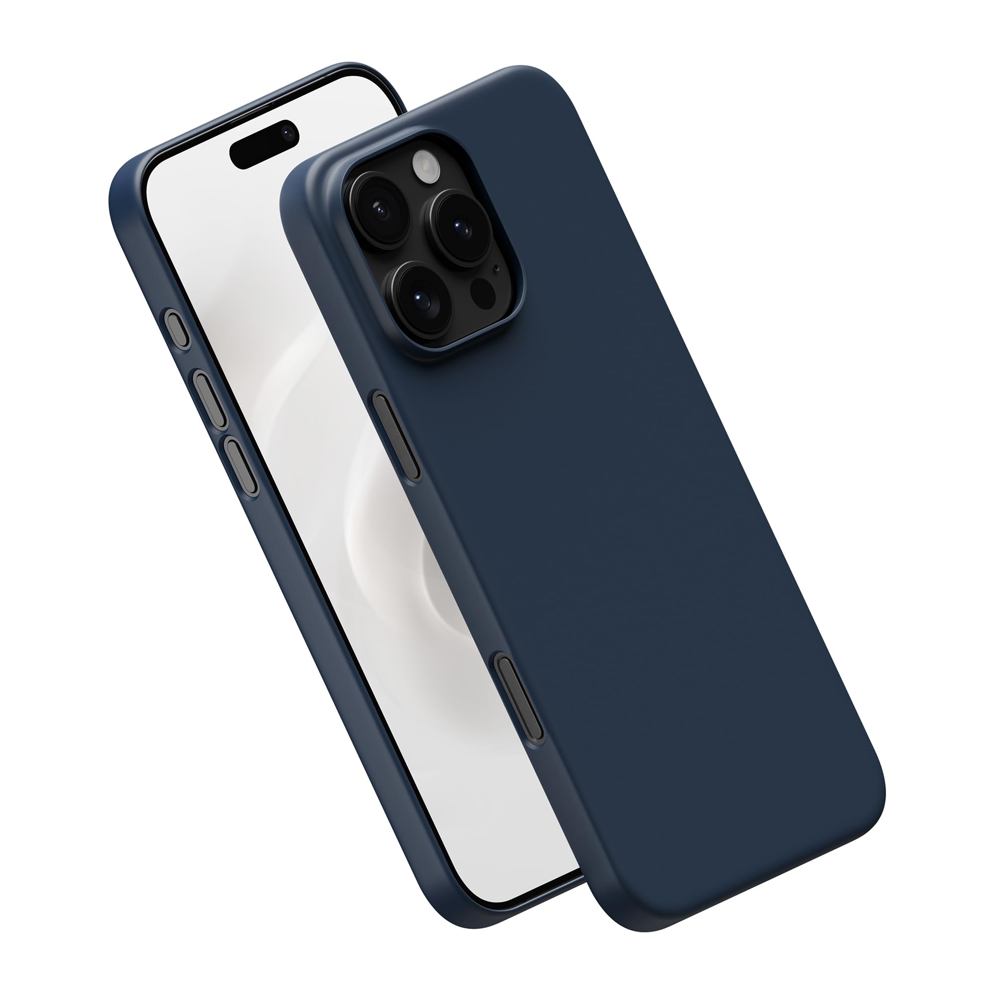 Foto 2 pulgar | Funda Magnética Peel Compatible Con Iphone 16 Pro Max Navy - Venta Internacional.