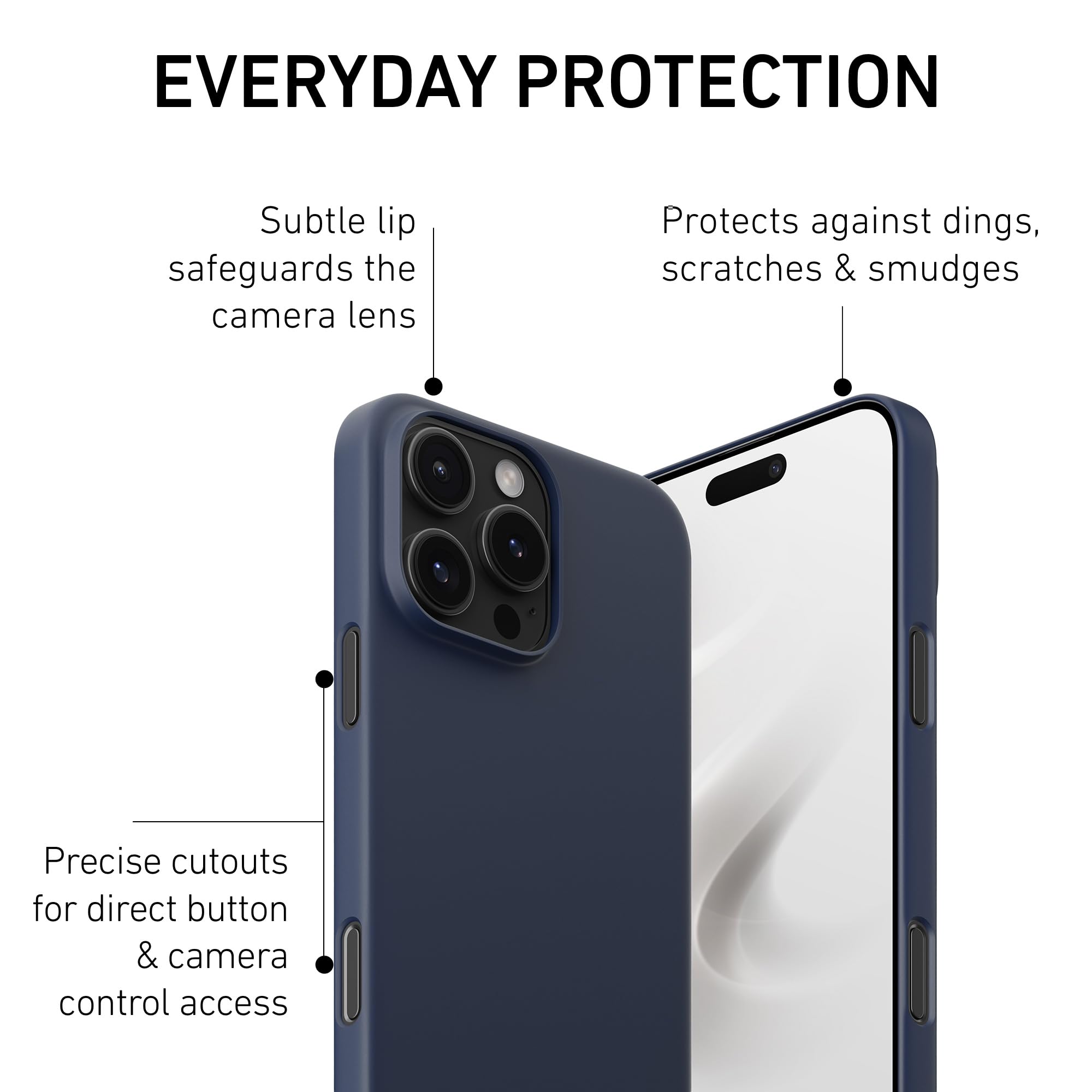 Foto 5 pulgar | Funda Magnética Peel Compatible Con Iphone 16 Pro Max Navy - Venta Internacional.